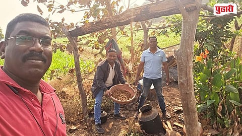 Kinwat  Illegal Liquor Seizure