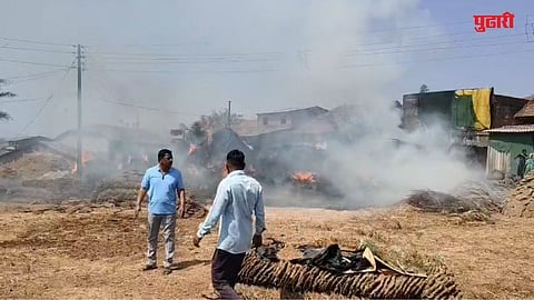 Shahuwadi Seven Haystacks Burnt