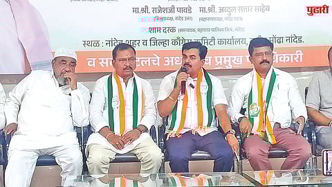 Congress dharna protest