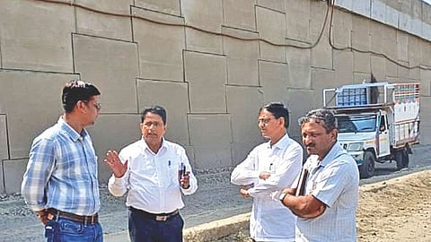 Rajur Chaufali cement road project