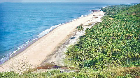 Konkan coastal erosion