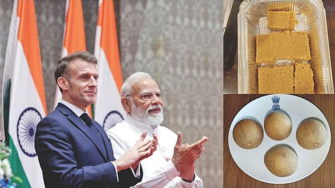 Emmanuel Macron Test Thikpurli Barfi