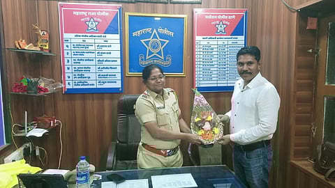 First woman officer Matheran