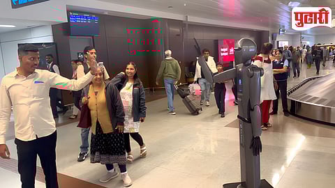 Pune Airport Humanoid Robot