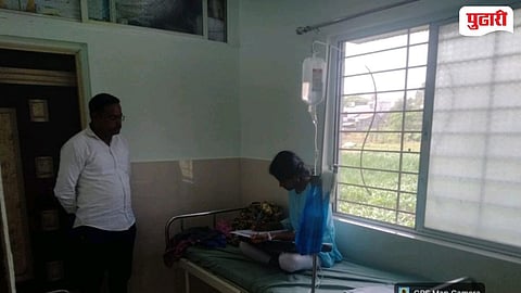 Student gives exam from hospital