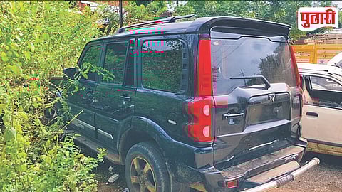 Pathardi Police Scorpio Theft
