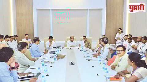 Ahilyanagar Farmer Workers Protest