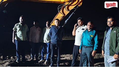  Purna River illegal sand mining 