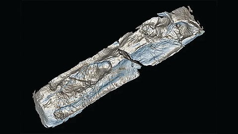 Roman Era Gypsum Infant Burial