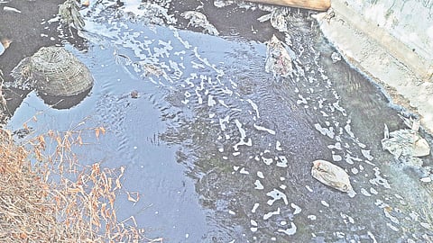 Industrial chemical water issue