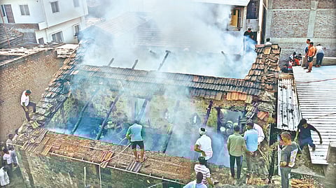 Itkare house fire incident