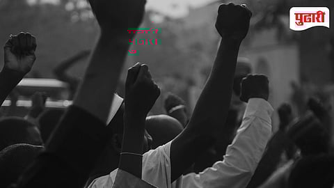 Mumbai Hawkers Protest