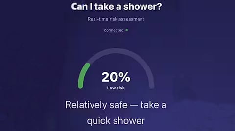 Israel bathing time app | 