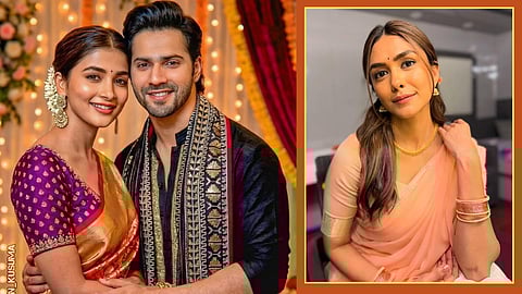 pooja higde-varun dhawan-mrunal thakur 