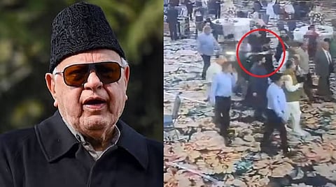 Farooq Abdullah firing |