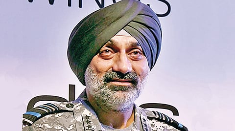 Air Force Chief MiG 29 flight 