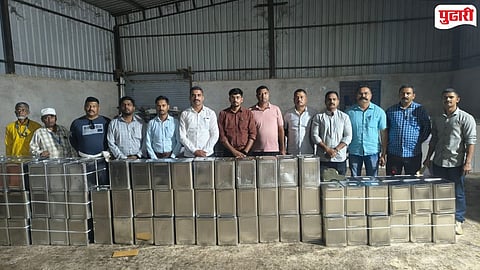 Navapur MIDC fake ghee factory raid 