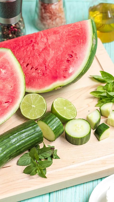 Cucumber vs Watermelon benefits