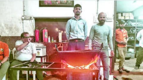 Caterers switch to pellet stove