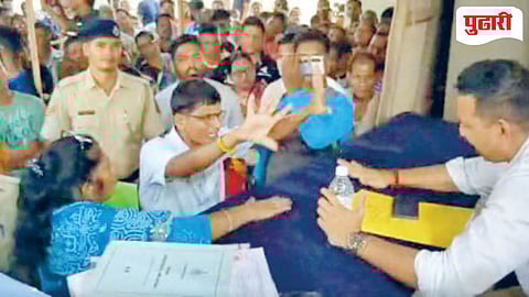 Chimbel Gram Sabha Protest 