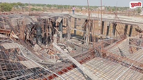 Jalgaon  Sai temple slab collapse  