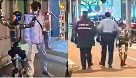 Robot incident: अजबच! महिलेचा छळ केल्याबद्दल पोलिसांनी रोबोला घेतले ताब्यात!