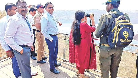 Lonar Lake development work