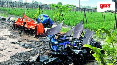 Nashik unseasonal rain | जिल्ह्यात सहा तालुक्यांत गारपिटीसह अवकाळीचा तडाखा