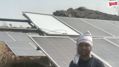 Stormy Winds Solar Plant Damage Naigaon 