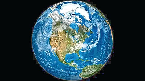 Climate change earth rotation |