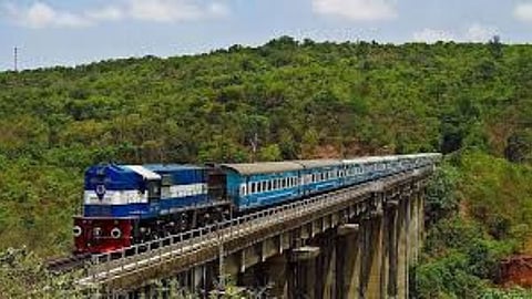Konkan Railway protest