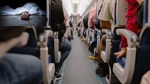 woman death on flight |