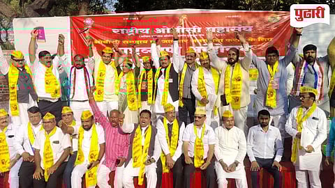 OBC Reservation | केंद्राने जातगणनेत ओबीसींचा कॉलम ठेवावा : राष्ट्रीय ओबीसी महासंघाचे जंतर मंतरवर आंदोलन 