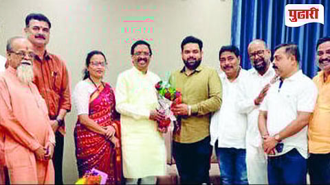 Vinayak Raut Chiplun Visit