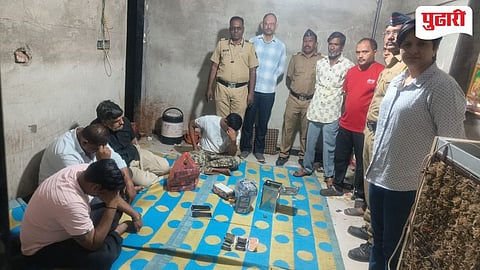 Washim Crime | वाशीमजवळील पाटील ढाब्यावर सुरु असलेल्या जुगार अड्ड्यावर पोलिसांचा धडाकेबाज छापा 
