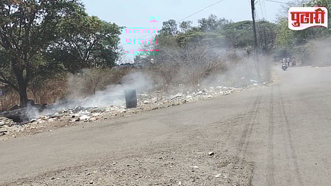 Aundh Hospital Garbage Fire