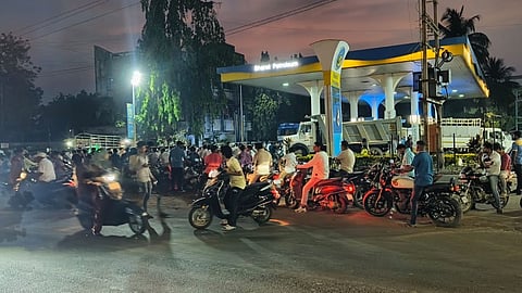 Palghar petrol diesel shortage