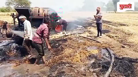 Amravati Farm Fire