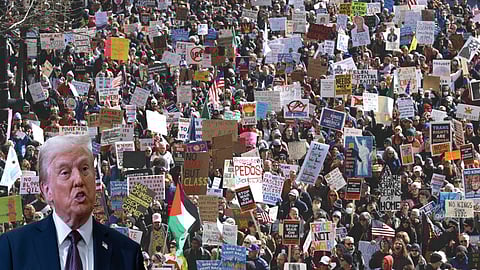 US protests against Trump |