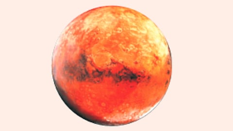 Mars rotation speed |