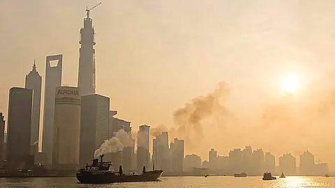 China pollution impact Arctic