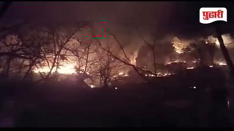 Dhule news | शिरपूर तालुक्यातील अनेर अभयारण्यात आगीचे थैमान 