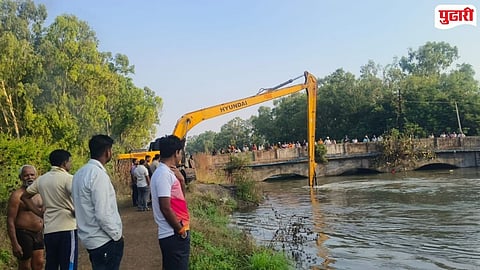 Nira Canal car falls  