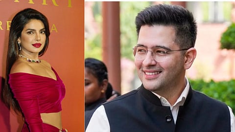 bollywood priyanka chopra came in support of raghav chadha