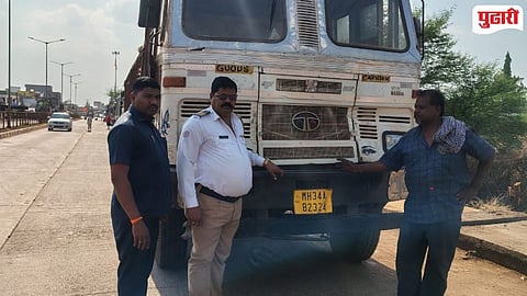 Chandrapur Fatal Truck Bike Collision