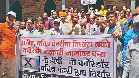 Pandharpur corridor protest