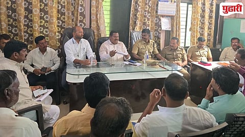 Modnimb Gram Panchayat   Statue Dispute