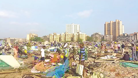 Mumbai slum demolition