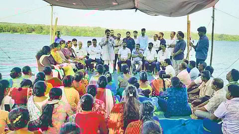 Kalawal creek protest