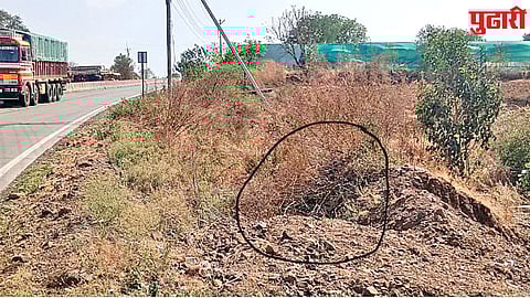 Ajanta caves road danger wells